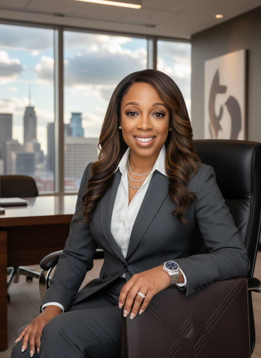 Chanel Marie Jackson in executive setting